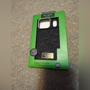 Kate Spade New York Crystal Pave Case with MagSafe for iPhone 17 Pro - Nightfall